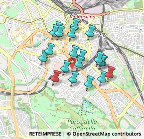 Mappa Via Cividale del Friuli, 00183 Roma RM, Italia (0.7275)