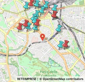 Mappa Via Cividale del Friuli, 00183 Roma RM, Italia (1.1355)