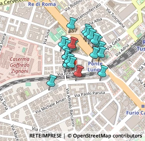 Mappa Via Cividale del Friuli, 00183 Roma RM, Italia (0.156)