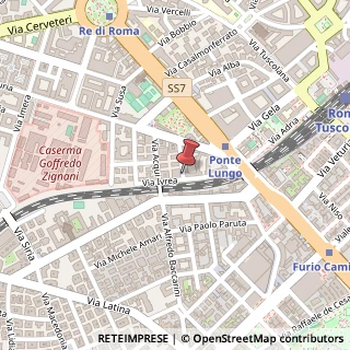 Mappa Via Cividale del Friuli,  4, 00183 Roma, Roma (Lazio)