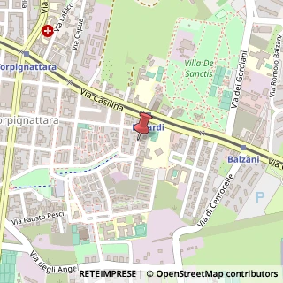Mappa Via Angelo Berardi,  26, 00177 Roma, Roma (Lazio)