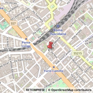 Mappa Via Veturia, 22/24, 00181 Roma, Roma (Lazio)