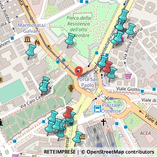 Mappa Via Raffaele Persichetti, 00153 Roma RM, Italia (0.168)