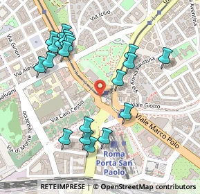 Mappa Via Raffaele Persichetti, 00153 Roma RM, Italia (0.2765)