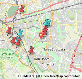 Mappa Via Valmontone, 00172 Roma RM, Italia (2.02364)