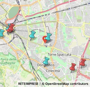 Mappa Via Valmontone, 00172 Roma RM, Italia (3.32167)