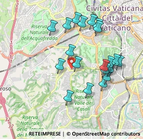 Mappa Via dei Correr, 00164 Roma RM, Italia (1.9495)