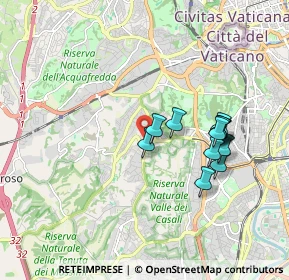 Mappa Via dei Correr, 00164 Roma RM, Italia (1.695)