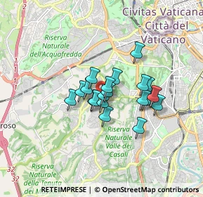Mappa Via dei Correr, 00164 Roma RM, Italia (1.158)