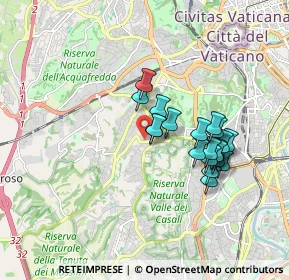 Mappa Via dei Correr, 00164 Roma RM, Italia (1.596)