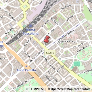 Mappa Via Cerreto di Spoleto, 10, 00181 Roma, Roma (Lazio)