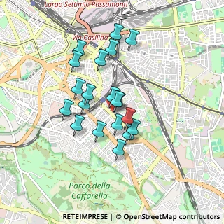 Mappa Via Cerreto di Spoleto, 00181 Roma RM, Italia (0.7565)