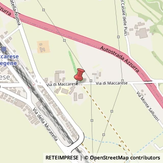 Mappa Via di Maccarese, 41, 00054 Fiumicino, Roma (Lazio)