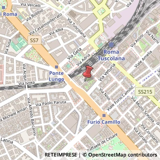 Mappa Via Rea Silvia,  6, 00181 Roma, Roma (Lazio)