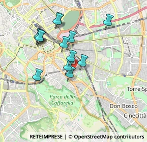 Mappa Via Gualdo Tadino, 00181 Roma RM, Italia (1.77571)