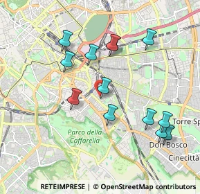 Mappa Via Gualdo Tadino, 00181 Roma RM, Italia (1.99769)