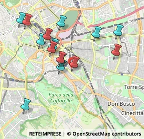 Mappa Via Gualdo Tadino, 00181 Roma RM, Italia (2.05667)