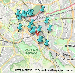 Mappa Via Gualdo Tadino, 00181 Roma RM, Italia (1.7)