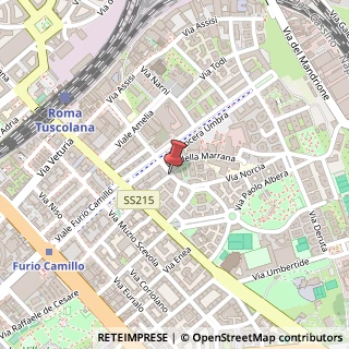 Mappa Via gualdo tadino, 00181 Roma, Roma (Lazio)