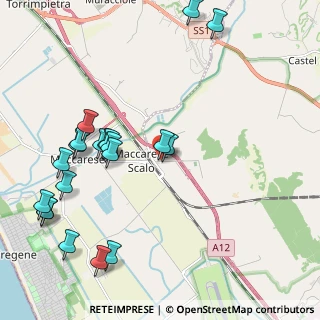 Mappa Via di Maccarese, 00054 Fiumicino RM, Italia (2.6035)