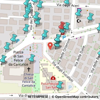 Mappa Via Degli Eucalipti, 00172 Roma RM, Italia (0.08276)