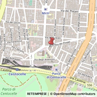 Mappa Via dei Pioppi, 6, 00172 Roma, Roma (Lazio)