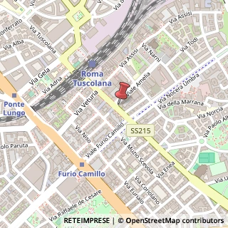 Mappa Via Tuscolana, 261, 00181 Roma, Roma (Lazio)