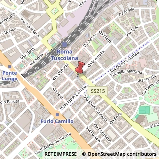 Mappa Via Flavio Sabino,  6, 00181 Roma, Roma (Lazio)