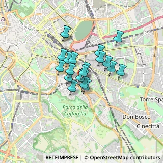 Mappa Via Flavio Sabino, 00181 Roma RM, Italia (1.242)