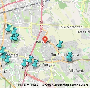 Mappa Via Crono, 00133 Roma RM, Italia (3.06)