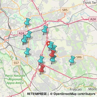 Mappa Via Crono, 00133 Roma RM, Italia (3.69615)