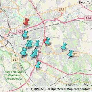 Mappa Via Crono, 00133 Roma RM, Italia (4.09933)