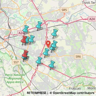 Mappa Via Crono, 00133 Roma RM, Italia (3.69214)