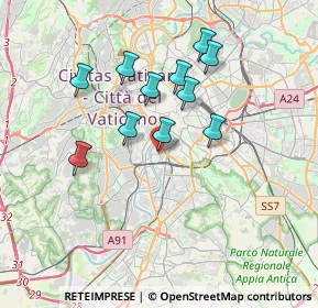 Mappa Via Luigi Galvani, 00153 Roma RM, Italia (3.28273)