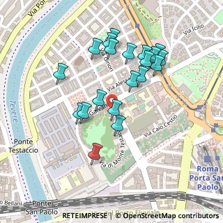 Mappa Via Luigi Galvani, 00153 Roma RM, Italia (0.232)