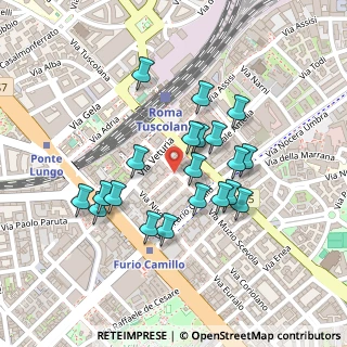 Mappa Via Tarquinio Prisco, 00181 Roma RM, Italia (0.2085)