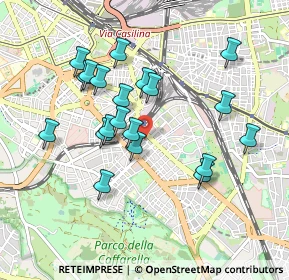 Mappa Via Tarquinio Prisco, 00181 Roma RM, Italia (0.9095)