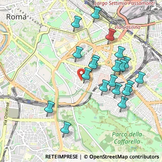 Mappa Via Lusitania, 00183 Roma RM, Italia (1.072)