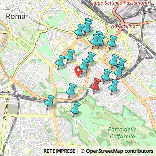 Mappa Via Lusitania, 00183 Roma RM, Italia (0.9255)