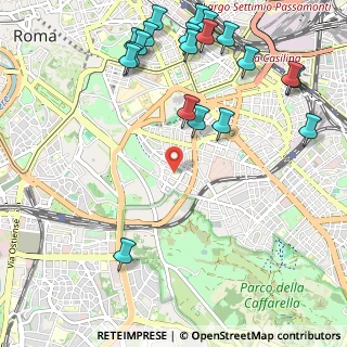 Mappa Via Lusitania, 00183 Roma RM, Italia (1.462)