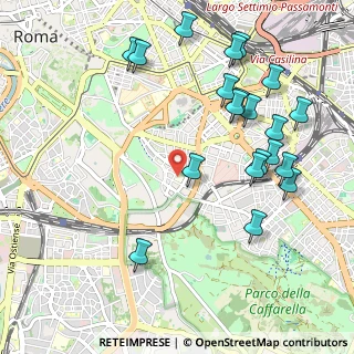 Mappa Via Lusitania, 00183 Roma RM, Italia (1.242)