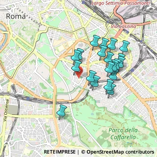 Mappa Via Lusitania, 00183 Roma RM, Italia (0.869)