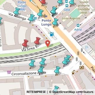 Mappa Piazza di Ponte Lungo, 00181 Roma RM, Italia (0.0985)