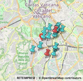 Mappa Via di Donna Olimpia, 00153 Roma RM, Italia (1.33222)