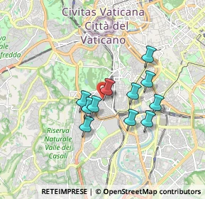 Mappa Via di Donna Olimpia, 00153 Roma RM, Italia (1.43182)