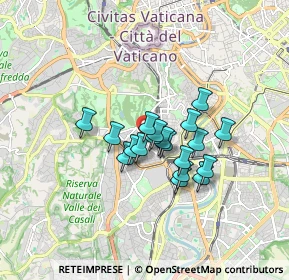 Mappa Via di Donna Olimpia, 00153 Roma RM, Italia (1.22947)