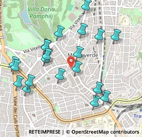 Mappa Via di Donna Olimpia, 00153 Roma RM, Italia (0.5575)