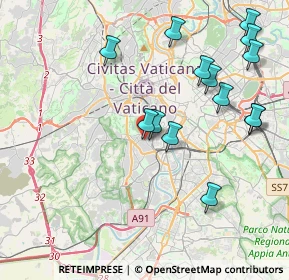 Mappa Via di Donna Olimpia, 00153 Roma RM, Italia (4.64)