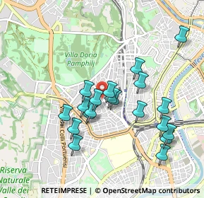 Mappa Via di Donna Olimpia, 00153 Roma RM, Italia (0.9105)
