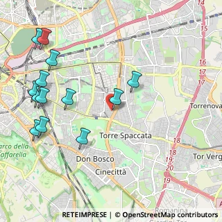 Mappa Via dei Lecci, 00172 Roma RM, Italia (2.68923)